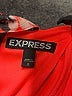 Express 100% Polyester Orange Cocktail Dress Size 2 - photo 6