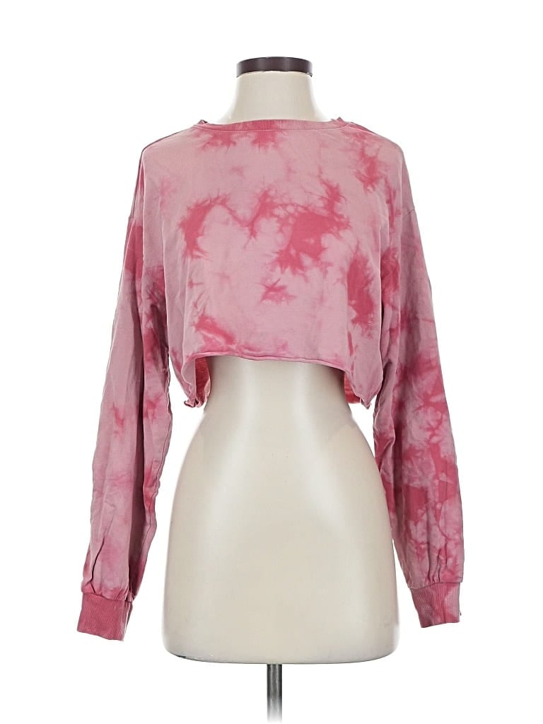 Pre-owned Divided By H&m Cardigan Sweater In Pink