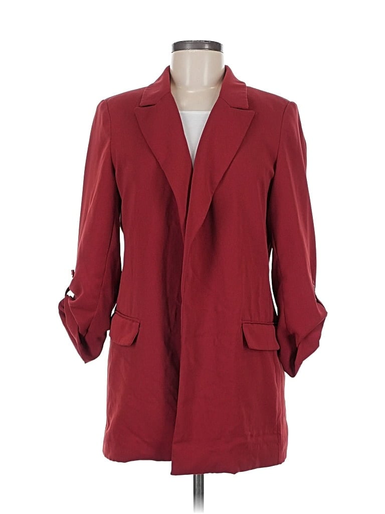 Pre-owned Philosophy Republic Clothing Blazer Jacket In Burgundy