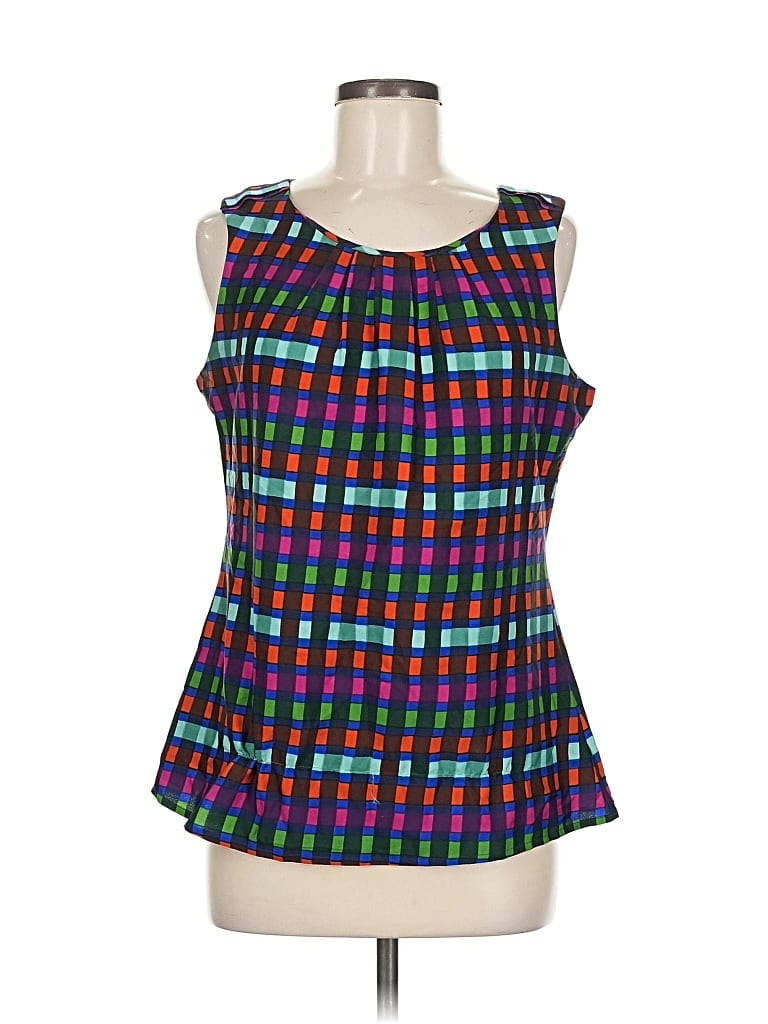 Pre-owned Banana Republic Factory Store Tank Top Green Square Neckline Tops