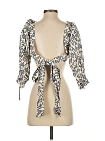 Kivari 3/4 Sleeve Blouse (view 2)