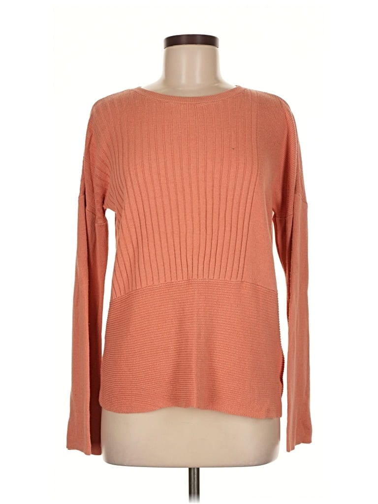 Pre-owned Ann Taylor Factory Pullover Sweater In Orange