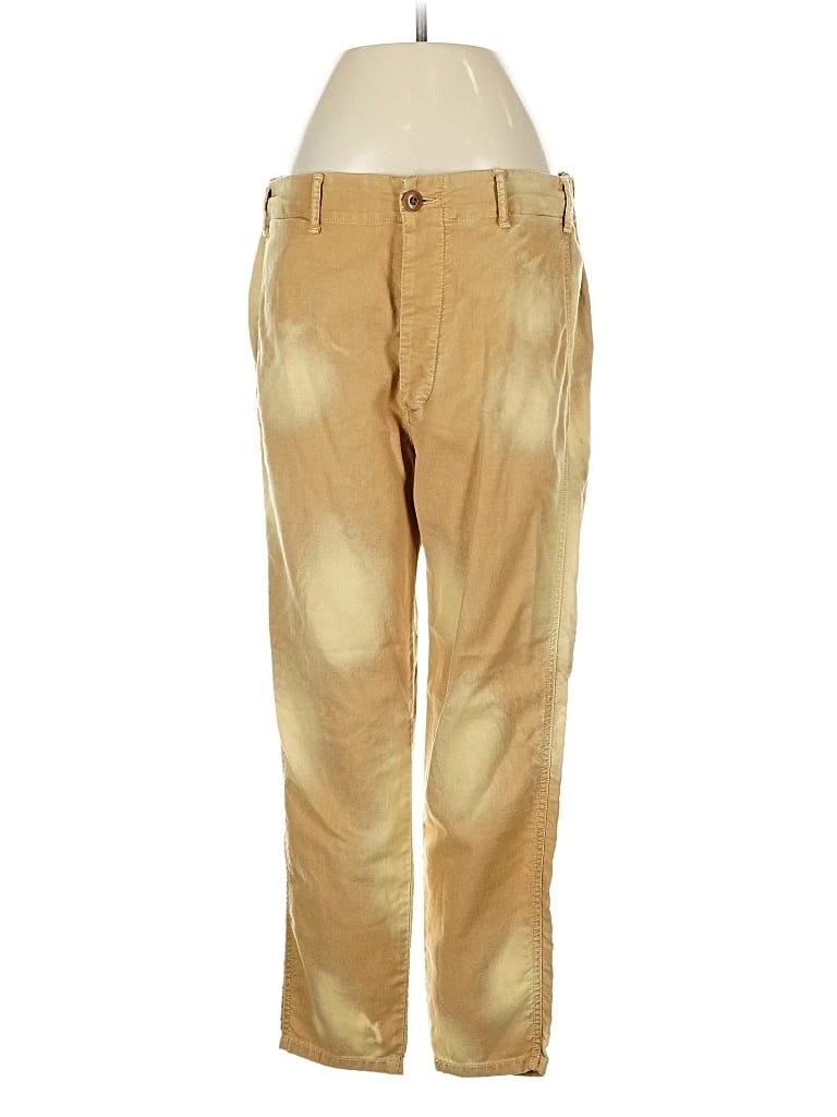 Pre-owned The Great Khaki Pant In Gold