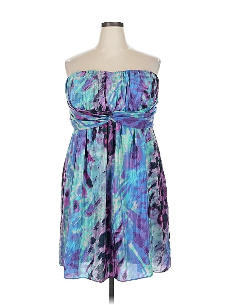 Pre-owned Jessica Simpson Cocktail Dress In Blue