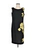 Maya Brooke Graphic Black Cocktail Dress Size 8 - photo 1