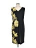Maya Brooke Graphic Black Cocktail Dress Size 8 - photo 2
