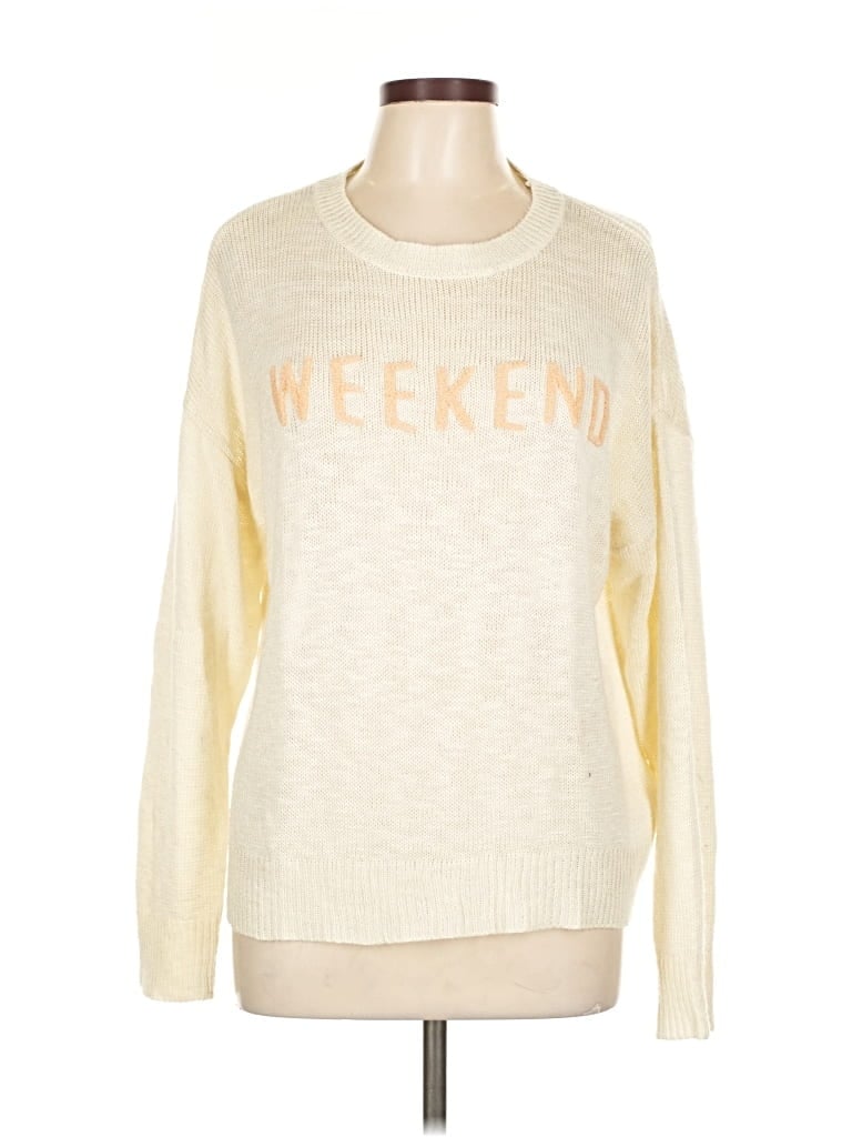 Pre-owned Pink Lily Pullover Sweater In Yellow