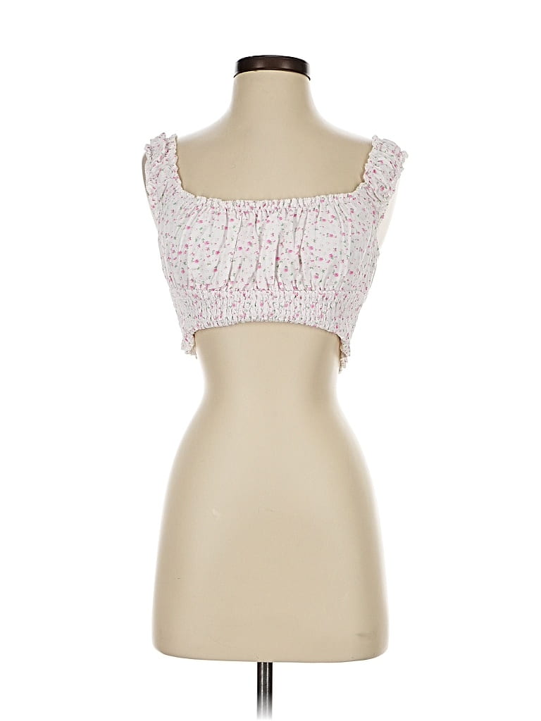 Pre-owned Katie J Nyc Tube Top Pink Strapless Neckline Tops