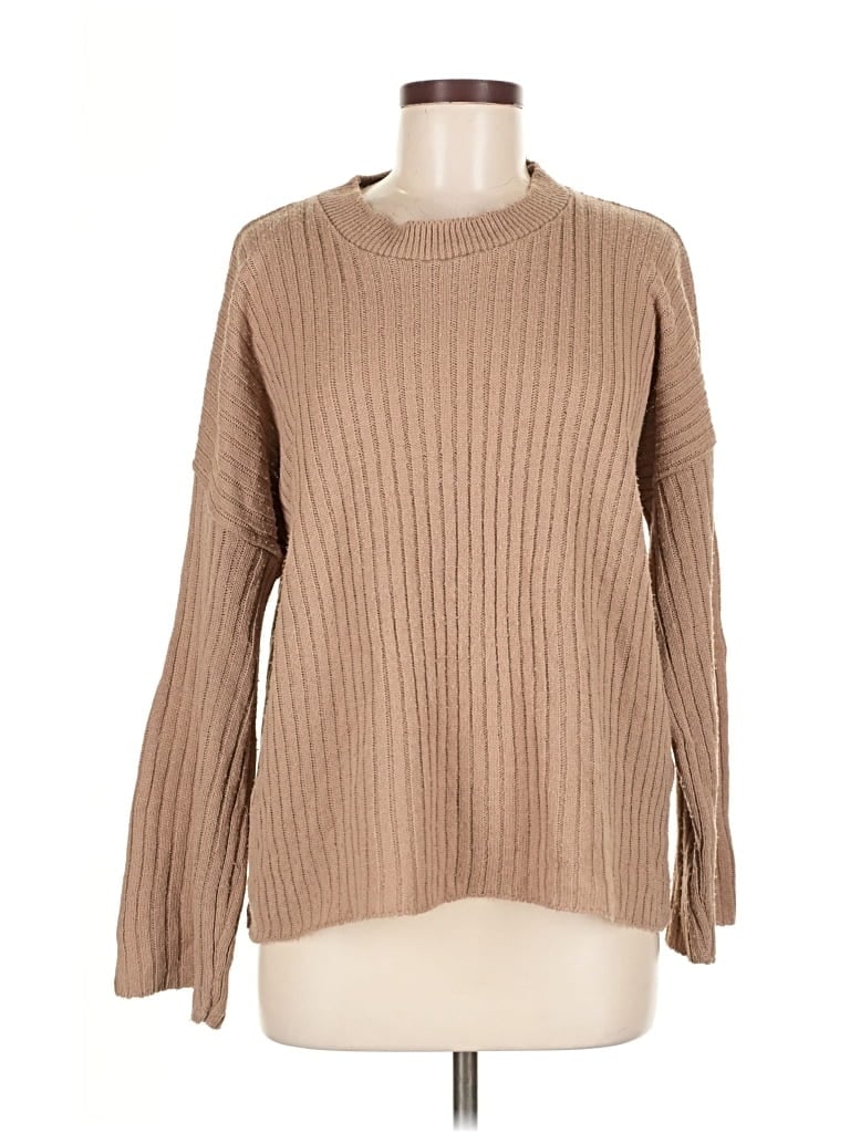 Pre-owned Nasty Gal Inc. Pullover Sweater In Brown