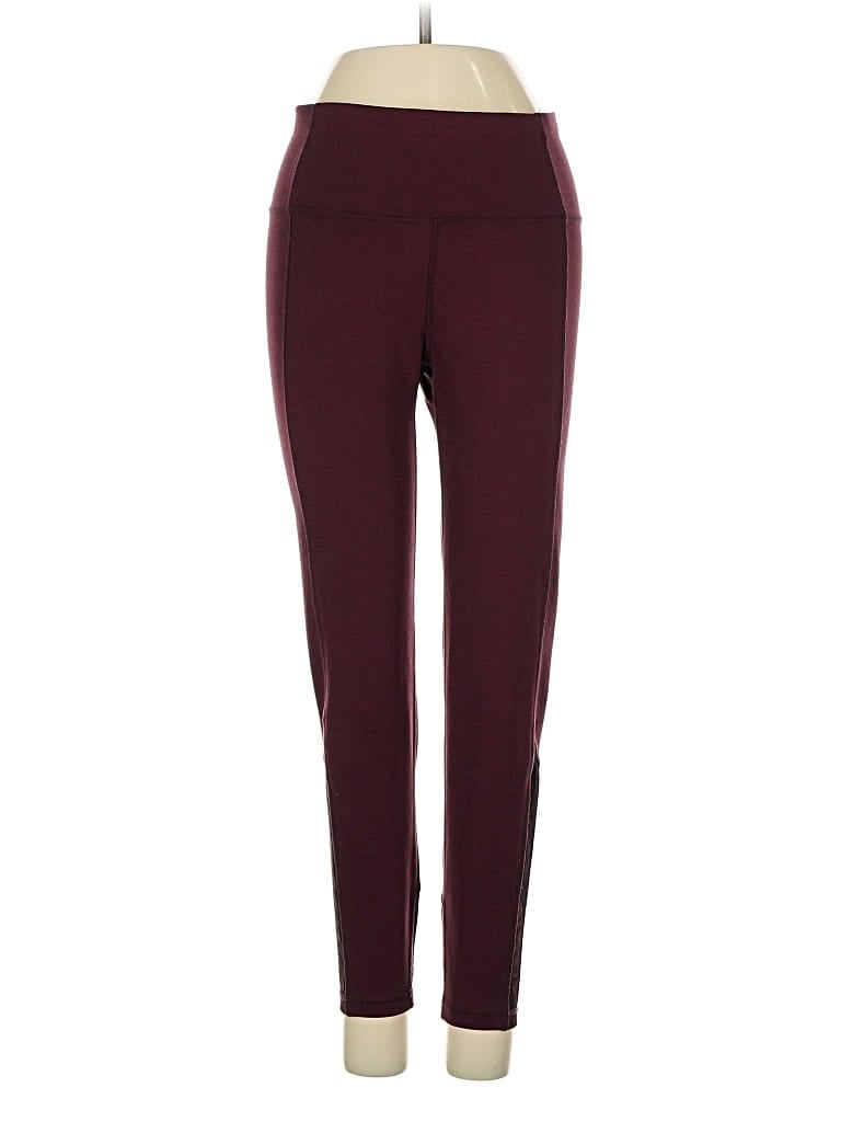 Pre-owned Sweaty Betty Active Pants In Burgundy