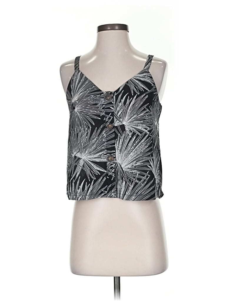 Pre-owned Sienna Sky Sleeveless Blouse In Gray