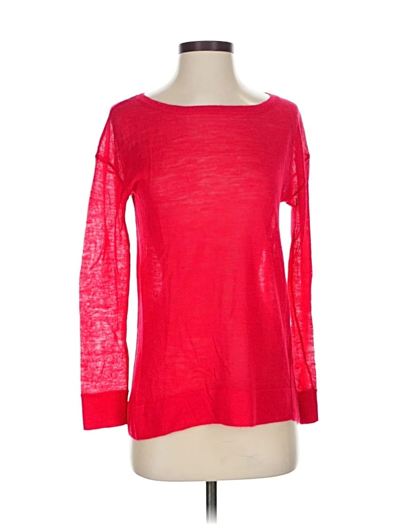 Pre-owned Joie 3/4 Sleeve T-shirt In Red