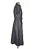 Ann Taylor 100% Polyester Solid Gray Casual Dress Size 00 - photo 4