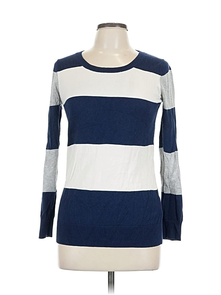 Pre-owned Banana Republic Factory Store Pullover Sweater In Blue