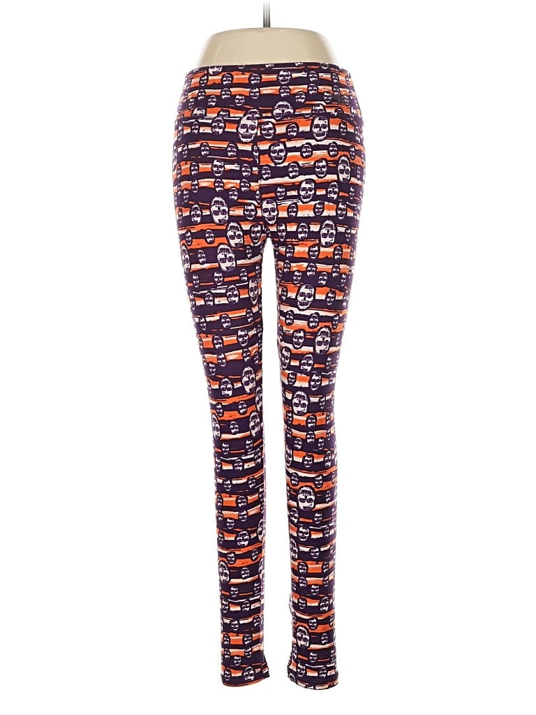 Pre-owned Lularoe Leggings In Orange