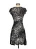 Tyche Graphic Silver Cocktail Dress Size S - photo 2