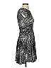 Tyche Graphic Silver Cocktail Dress Size S - photo 4
