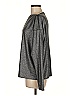 Worth New York Metallic Gray Long Sleeve Top Size M - photo 5