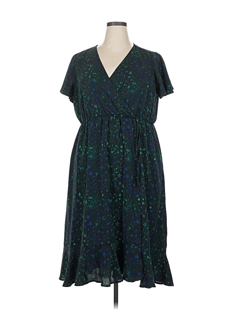 Pre-owned Torrid Casual Dress In Blue