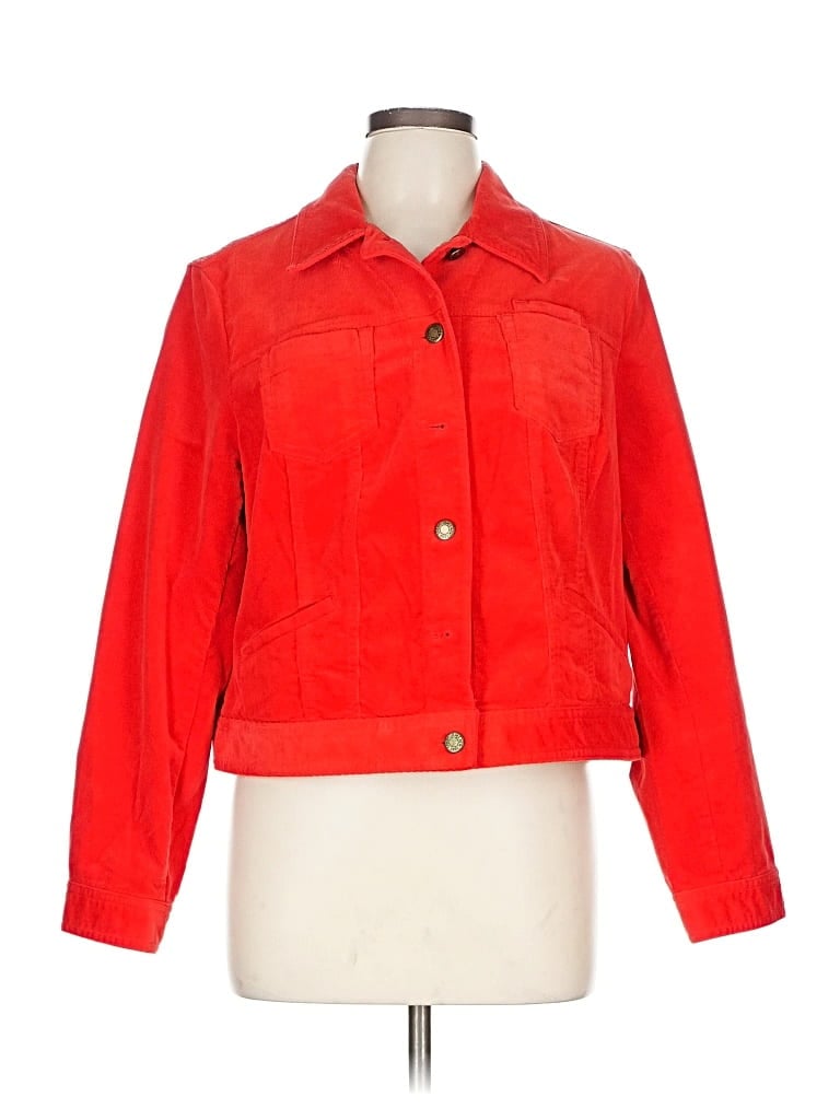 Pre-owned Jones New York Jacket In Red