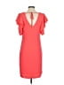 Assorted Brands 100% Polyester Solid Orange Pink Casual Dress Size XXS (estimated) - photo 2
