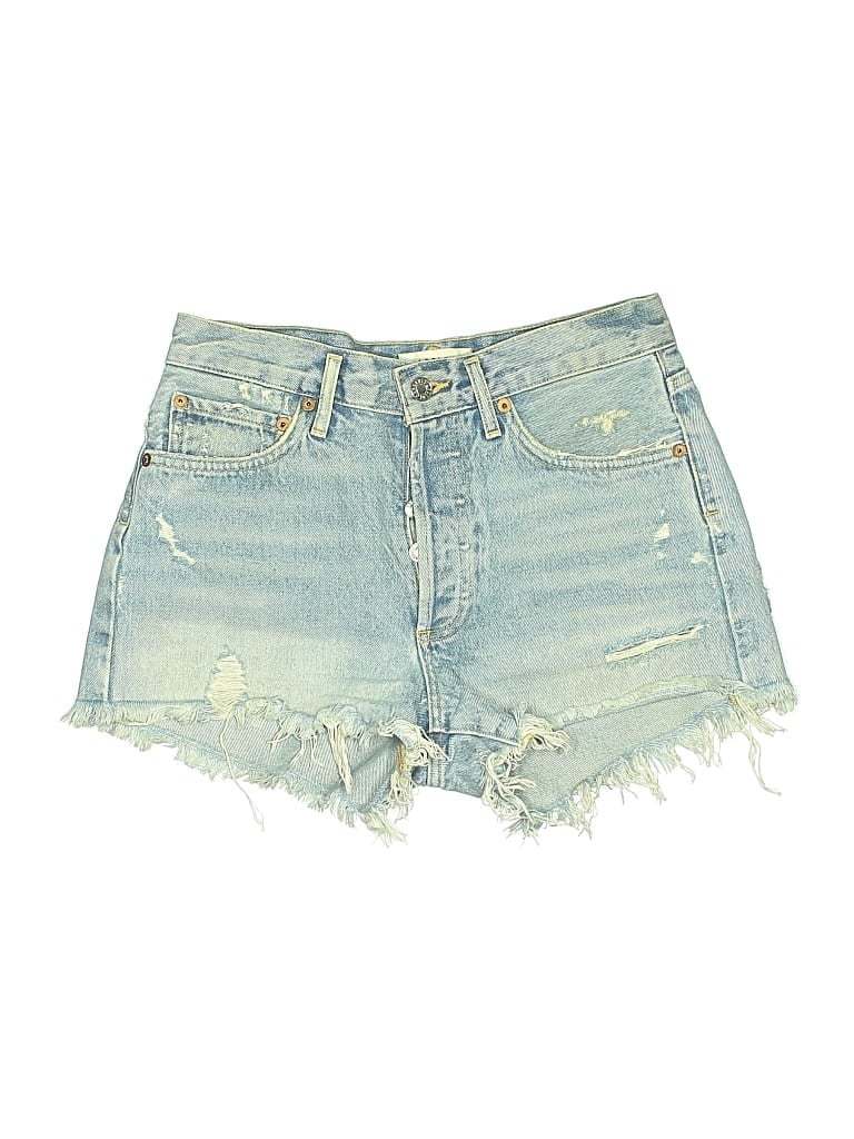 Pre-owned Agolde Denim Shorts In Blue