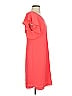 Assorted Brands 100% Polyester Solid Orange Pink Casual Dress Size XXS (estimated) - photo 4