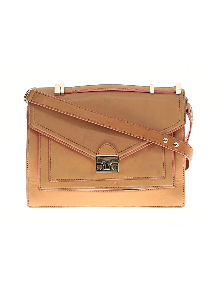 Pre-owned Loeffler Randall Leather Satchel In Brown