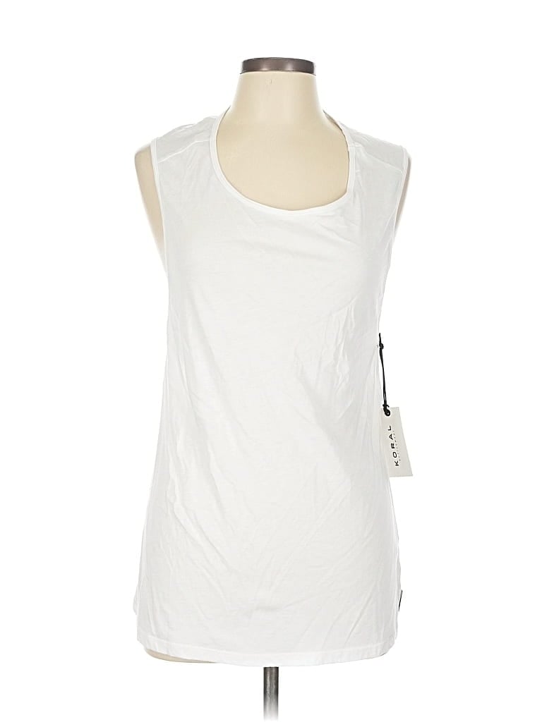 Pre-owned Koral Sleeveless T-shirt In White