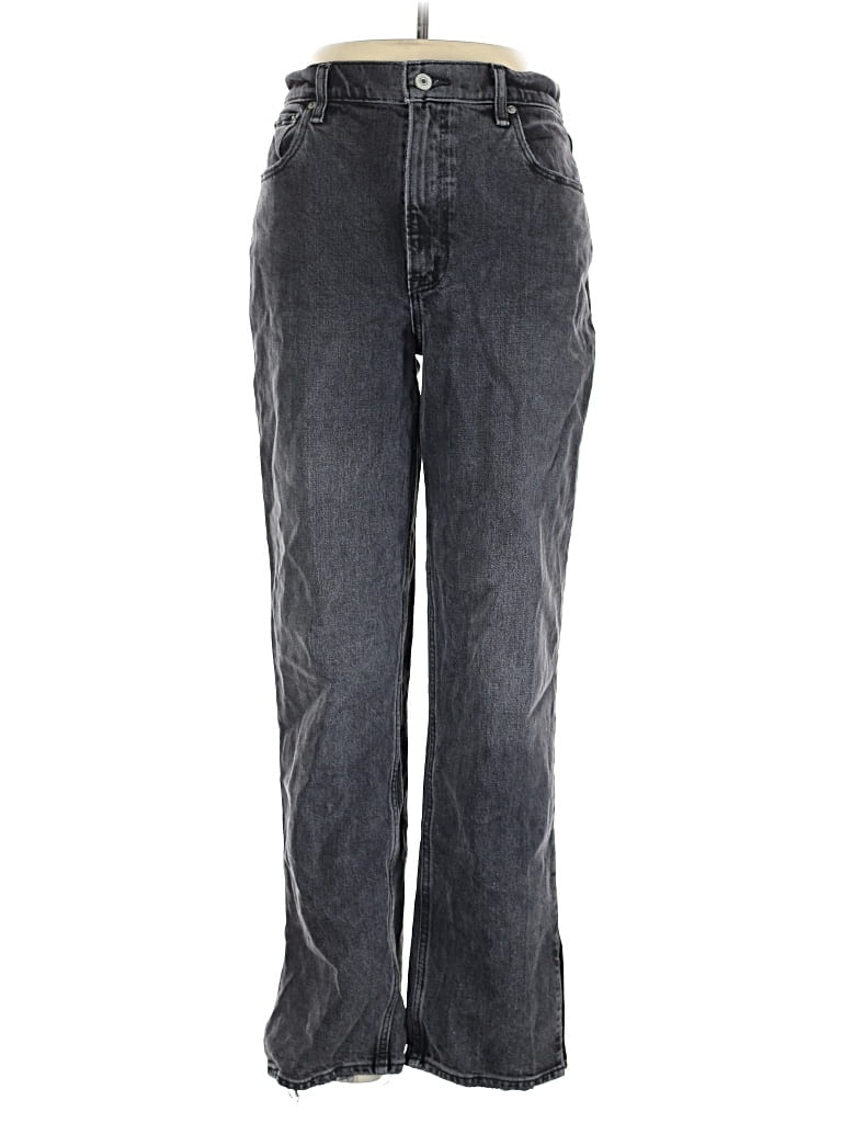 Pre-owned Abercrombie & Fitch Jeans In Gray