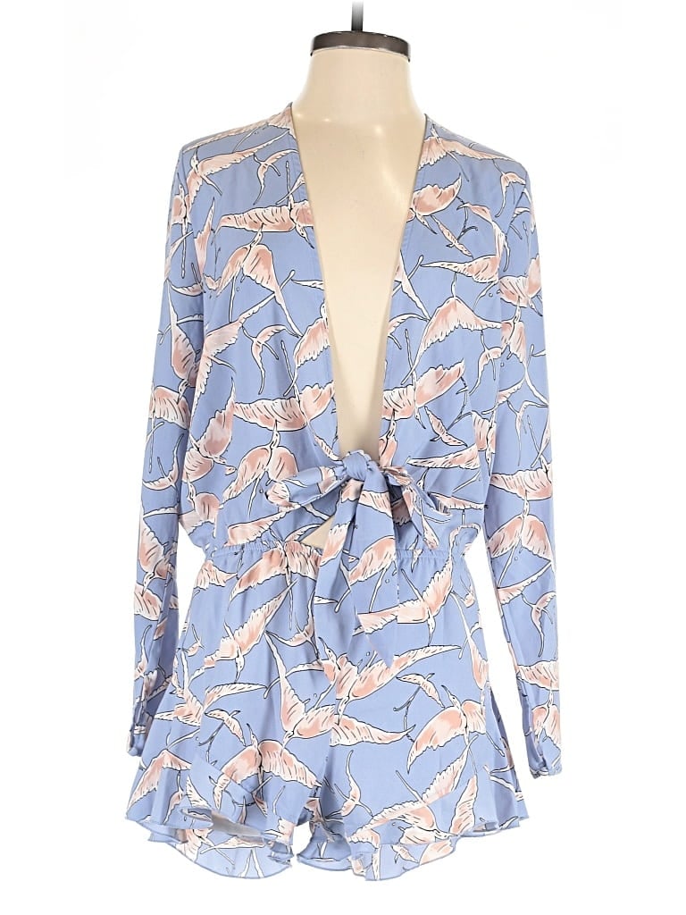 Pre-owned Bishop + Young Romper In Blue