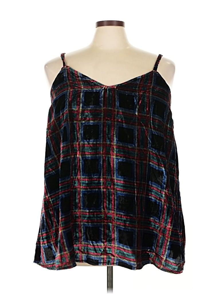 Pre-owned Torrid Sleeveless Blouse In Black