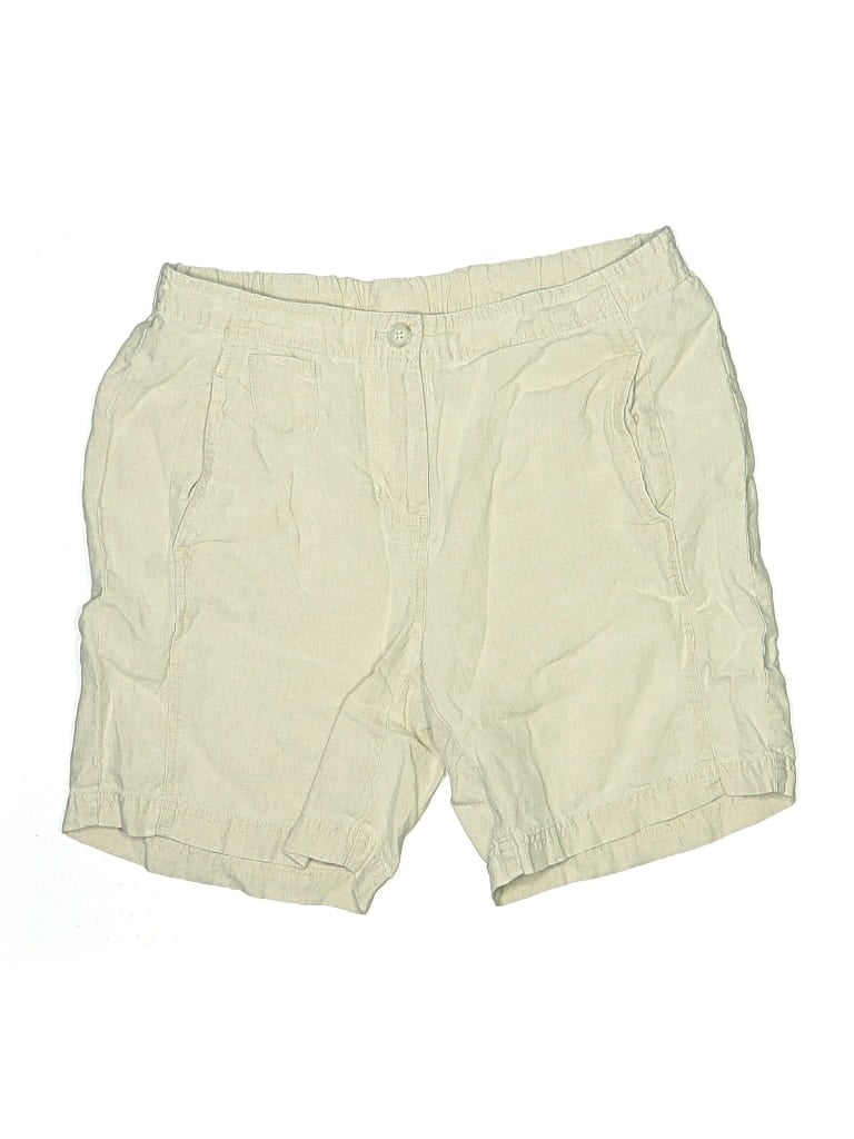 Pre-owned Jjill Khaki Shorts In Brown