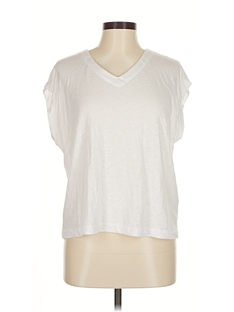 Pre-owned Madewell Sleeveless T-shirt In White