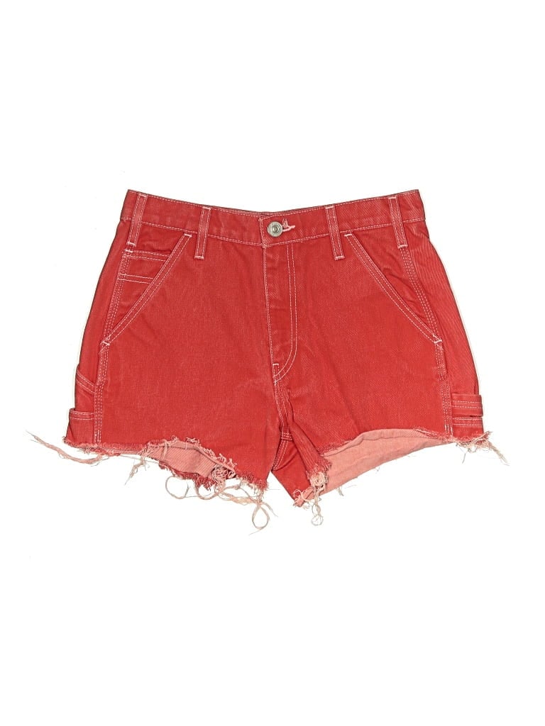 Pre-owned Hudson Denim Shorts In Red