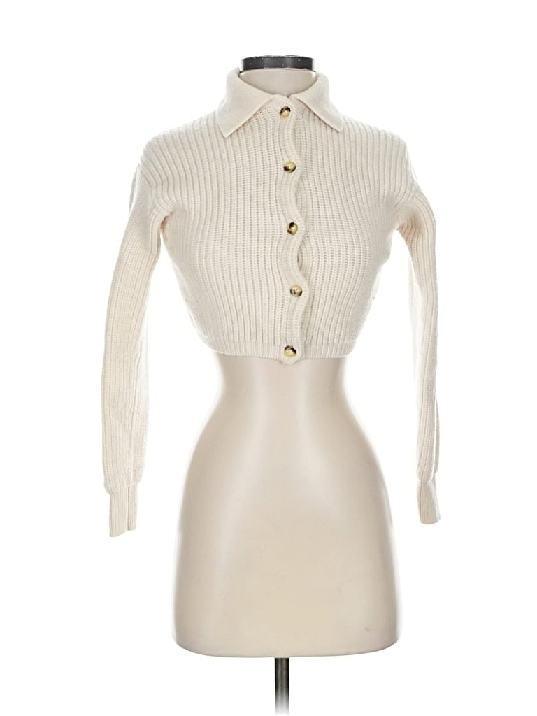 Pre-owned Wilfred Wool Pullover Sweater In White