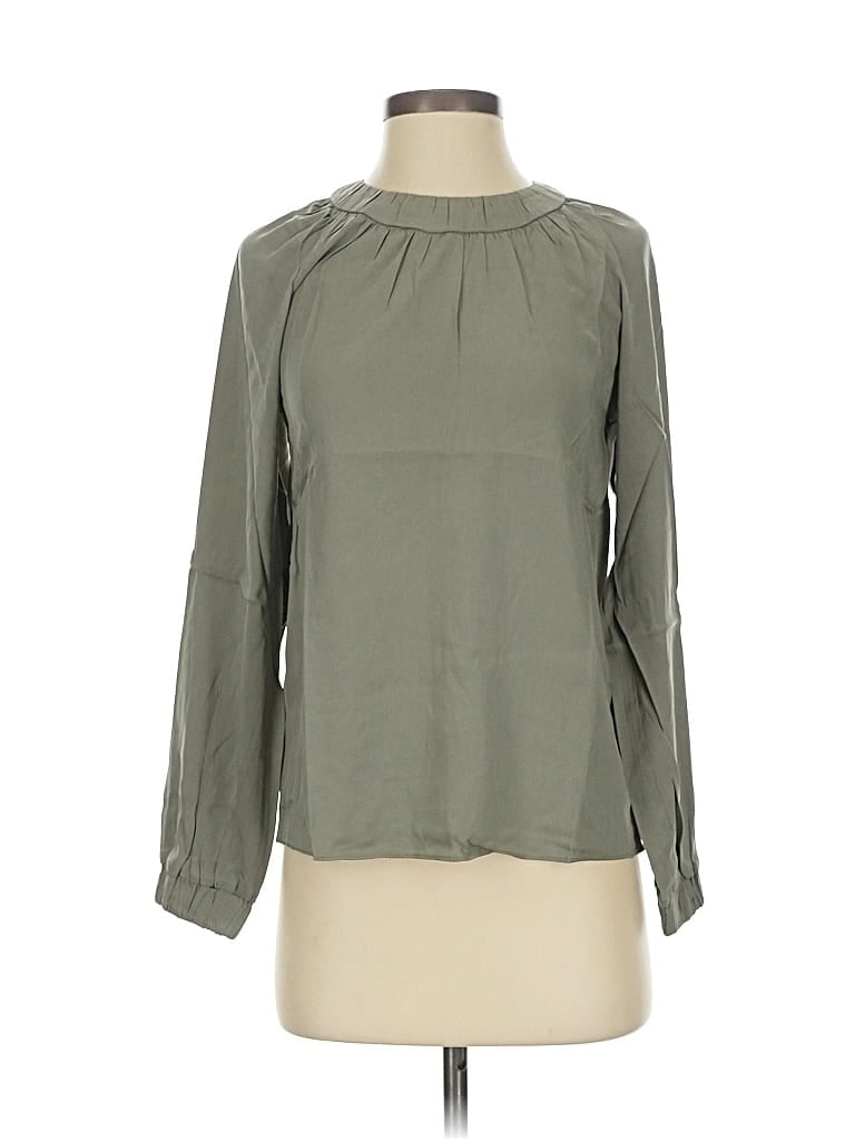 Universal Standard Long Sleeve Blouse In Gray