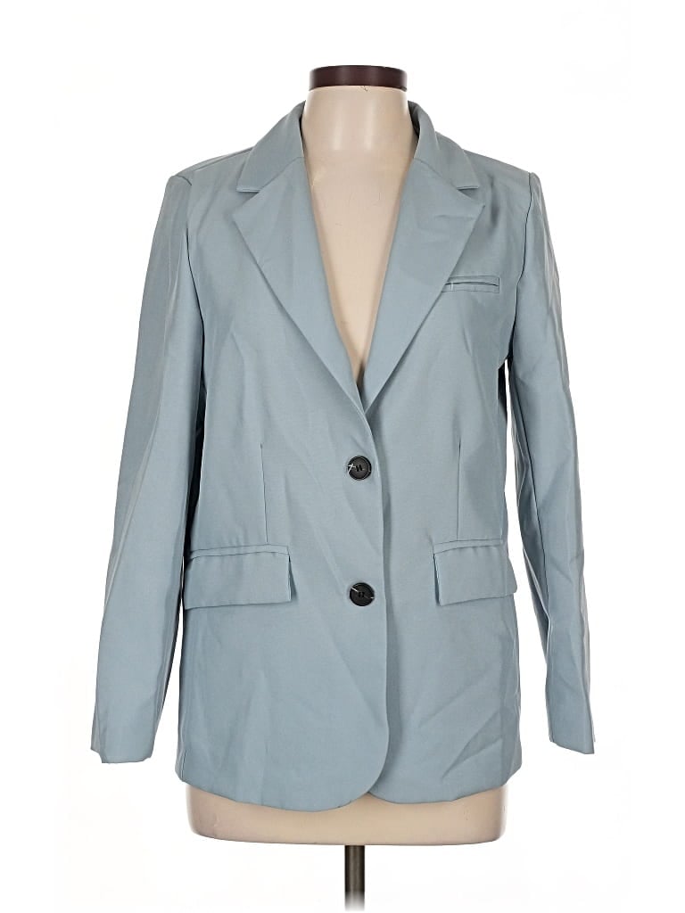 Pre-owned Assorted Brands Blazer Jacket In Blue