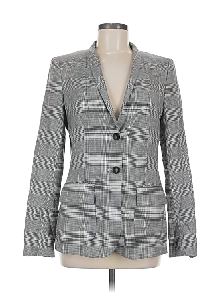Pre-owned Escada Blazer Jacket In Gray
