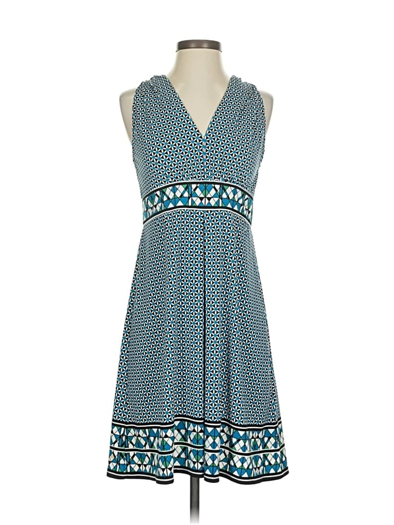 Pre-owned Max Studio Casual Dress In Blue