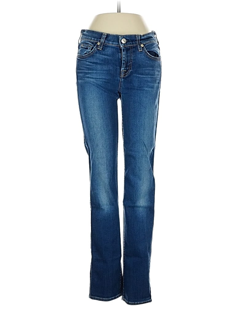 Pre-owned 7 For All Mankind Jeans In Blue