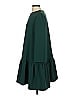 EDIT Solid Green Casual Dress Size S - photo 5