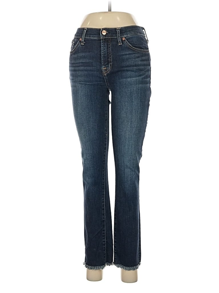 Pre-owned 7 For All Mankind Jeans In Blue