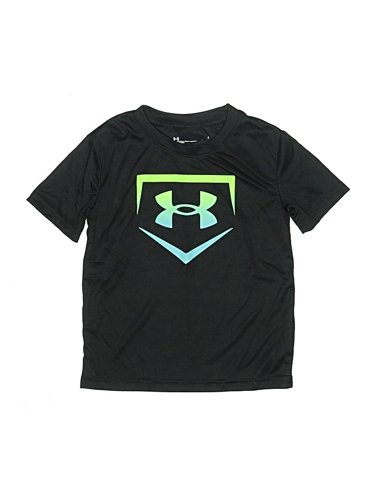 Pre-owned Under Armour Kids' Active T-shirt In Black
