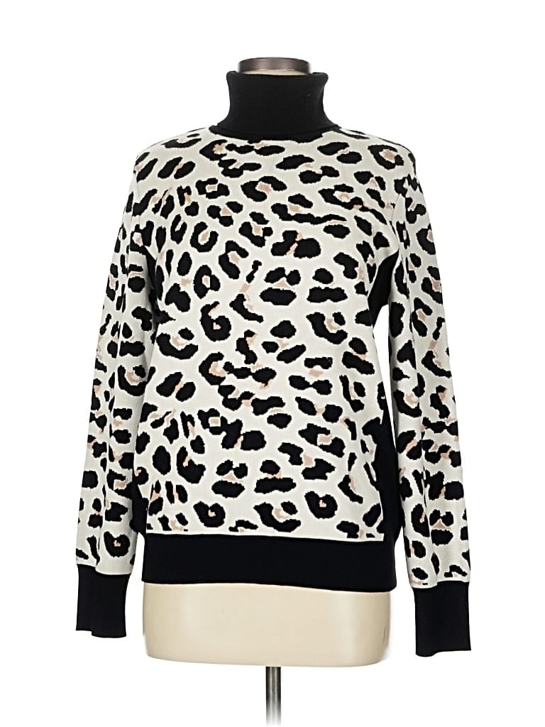 Pre-owned Dkny Pullover Sweater In White