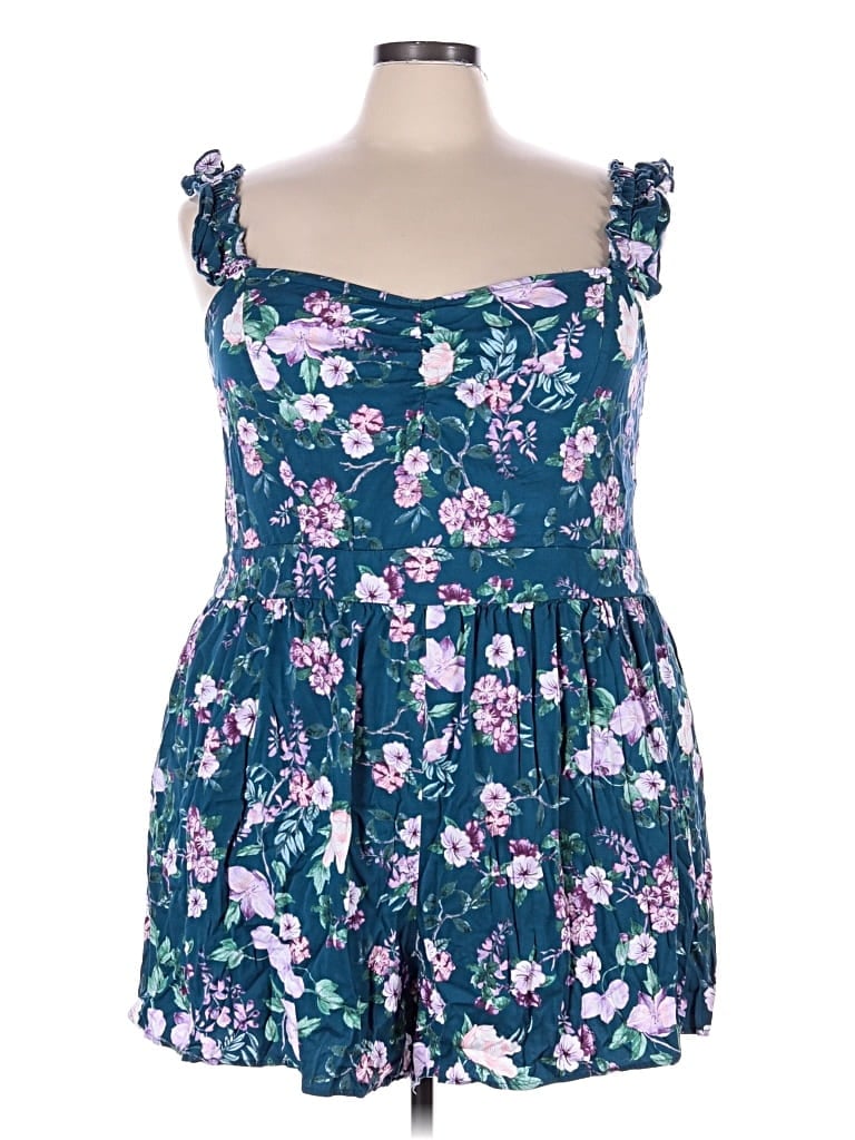 Pre-owned Torrid Romper In Blue