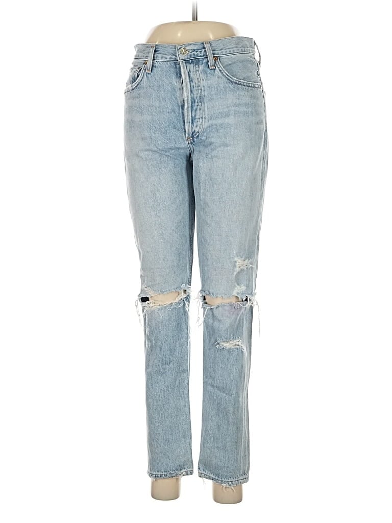 Pre-owned Agolde Jeans In Blue