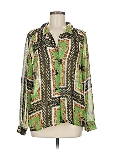 Timing Long Sleeve Blouse (view 1)