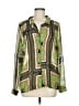 Timing 100% Polyester Green Long Sleeve Blouse Size M - photo 1