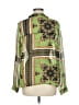Timing 100% Polyester Green Long Sleeve Blouse Size M - photo 2